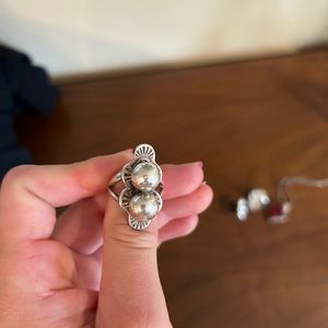 Vintage Sterling Silver dome ring